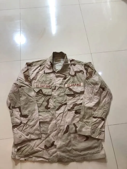 Áo rằn ri sa mạc lính Mỹ, size Medium Regular