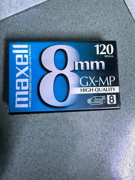 Băng 8mm Maxell GX-MP 120 mới nguyên seal